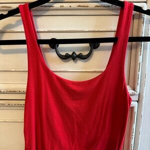 Vibrant Red Tank Top